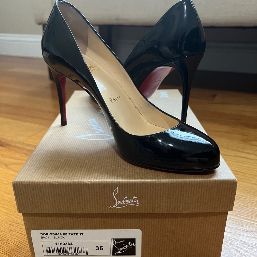 Christian Louboutin Glossy Black Heels